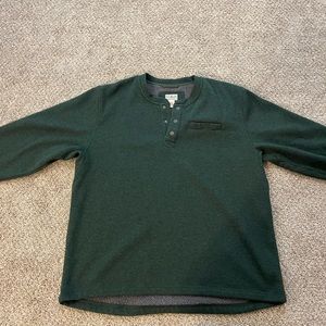 LL Bean - Men's Katahdin Iron Works® Bonded Waffle Fleece Henley
